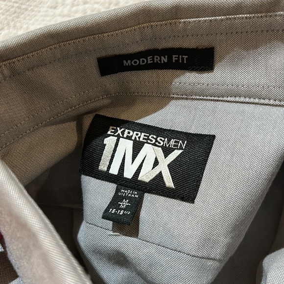 Express 1M X button front shirt. NWT. Medium - Picture 8 of 8